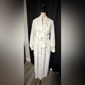 Tuckernuck White Lace Blouse